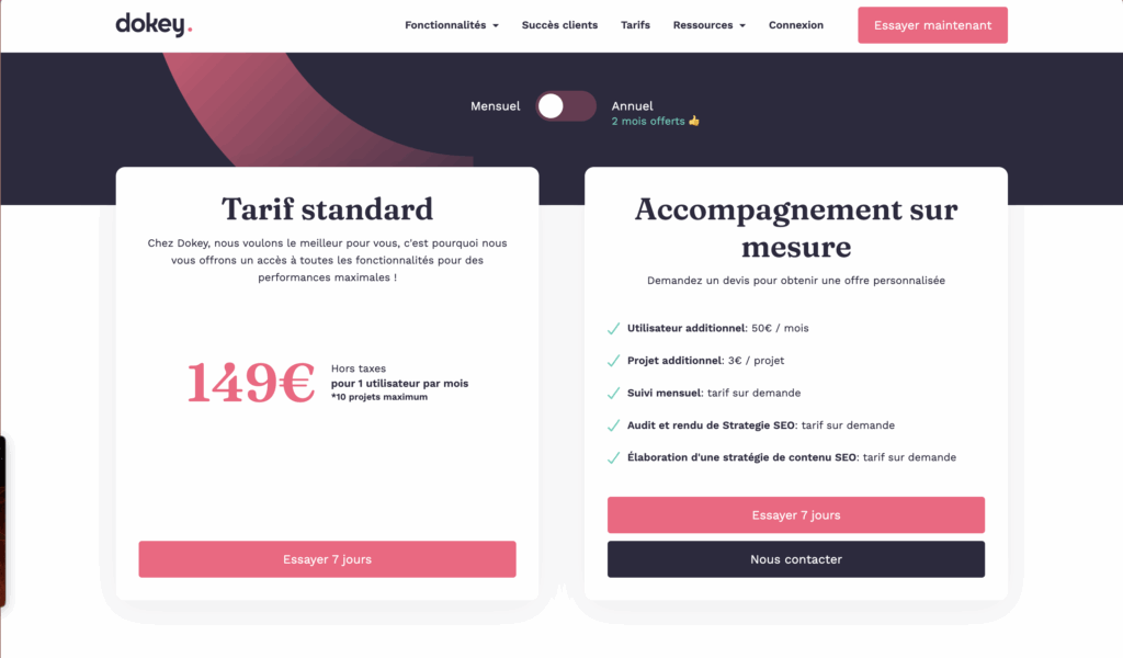 tarif-dokey