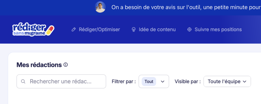 rediger-sans-migraine-interface